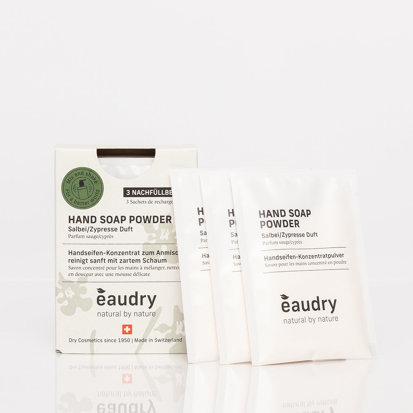 Hand Soap Powder, Refill, Salbei/Zypresse Duft