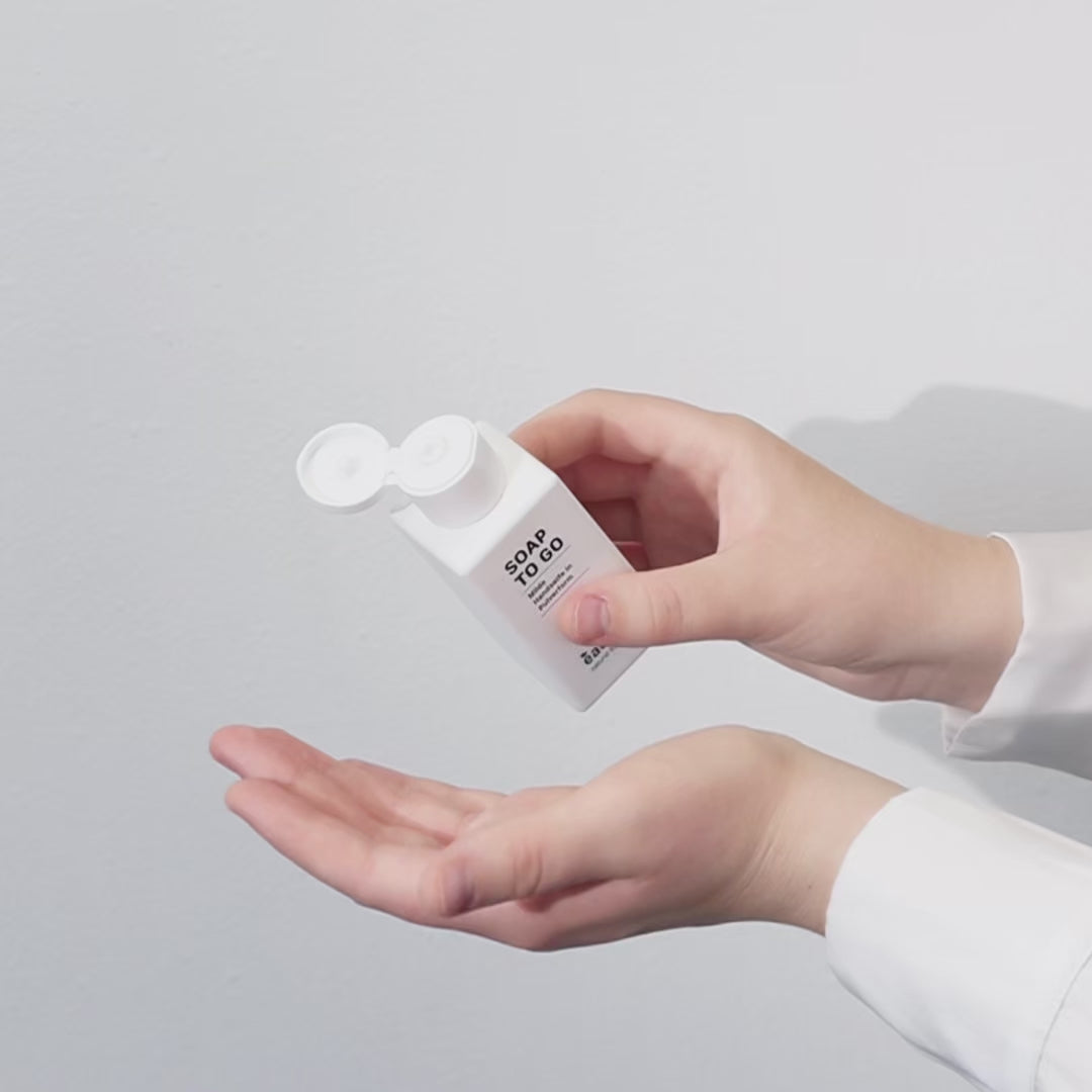 Soap to go, milde Handseife in Pulverform