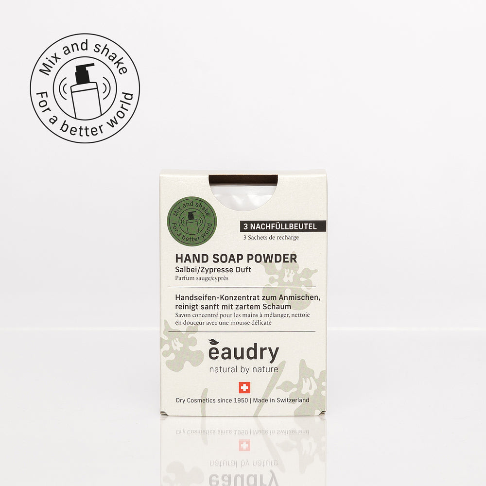 Hand Soap Powder, Refill, Salbei/Zypresse Duft