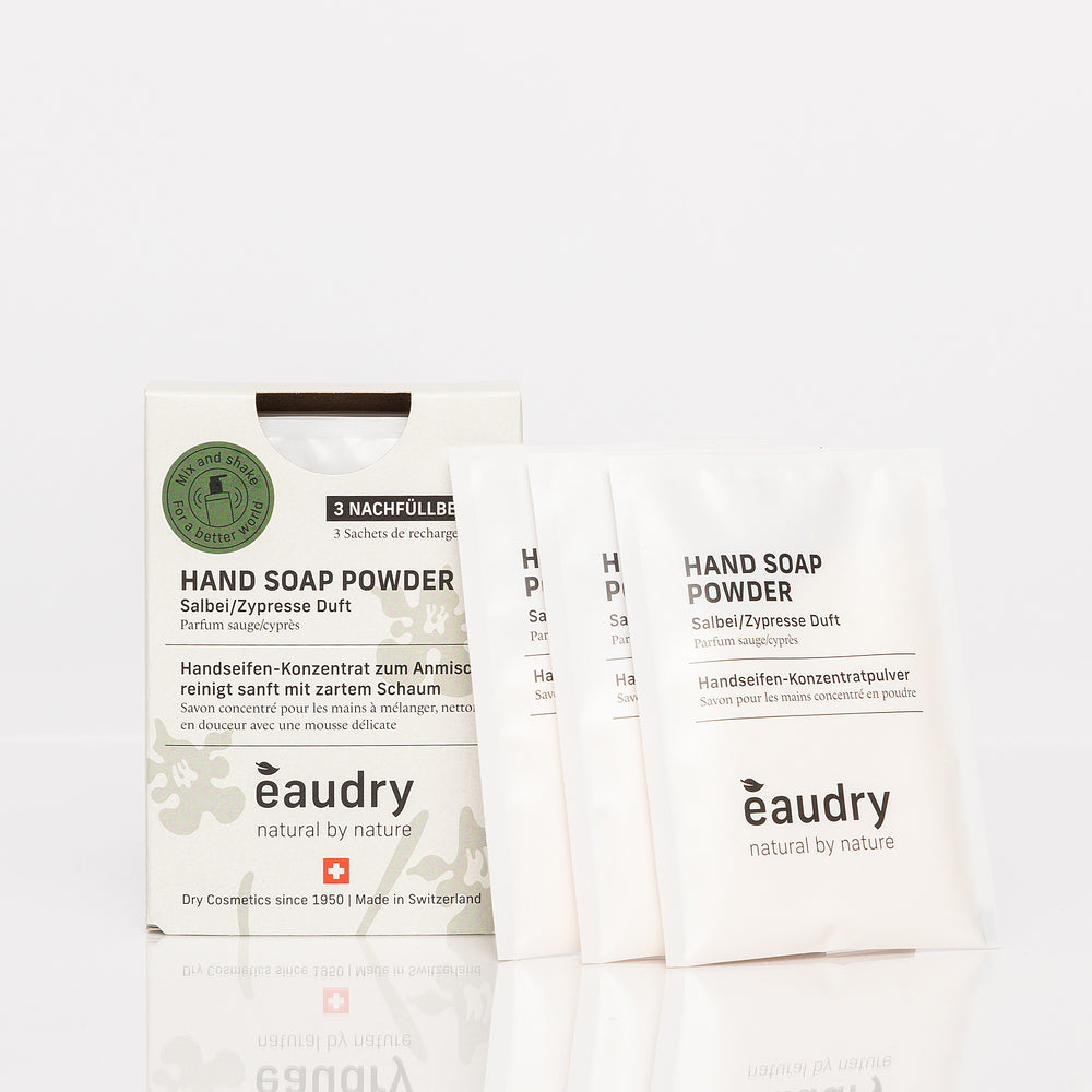 Hand Soap Powder, Refill, Salbei/Zypresse Duft